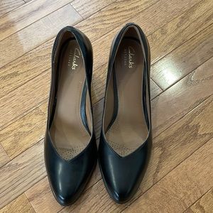 Clarks Black Heels
